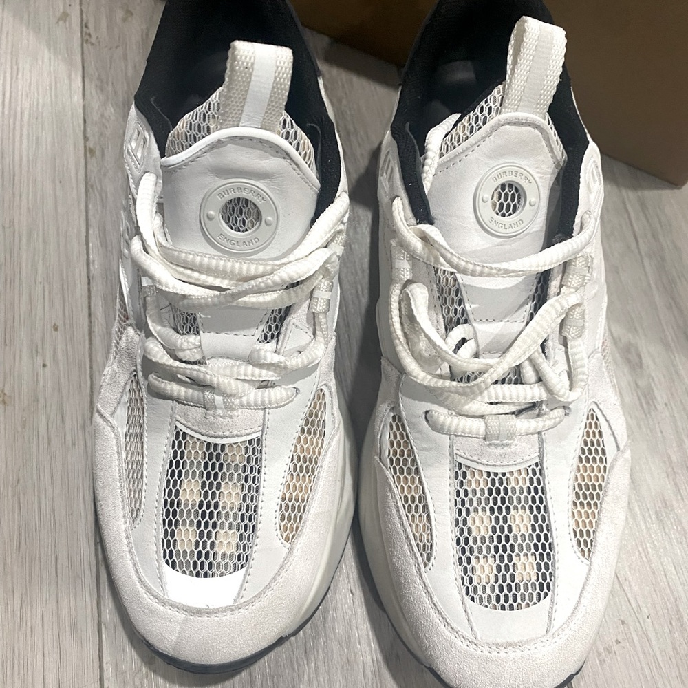Burberry check mesh low-top sneakers (Woman’s)